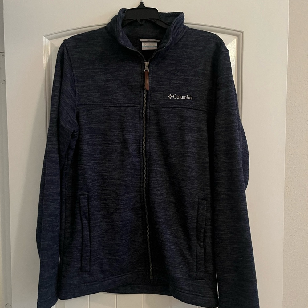 Columbia Dark Blue Zip-Up Jacket